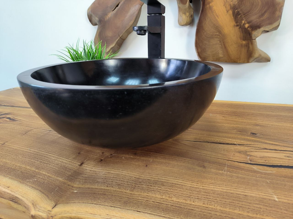 Раковина из андезита Bowl Black TinLip BA-65753 40*40*15