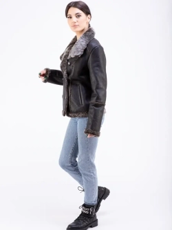 Дубленка женская натуральная зимняя