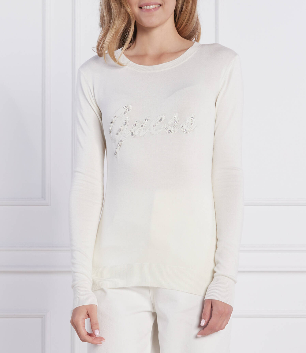 свитер liliane GUESS - кремовый (W2BR51 Z2NQ2)