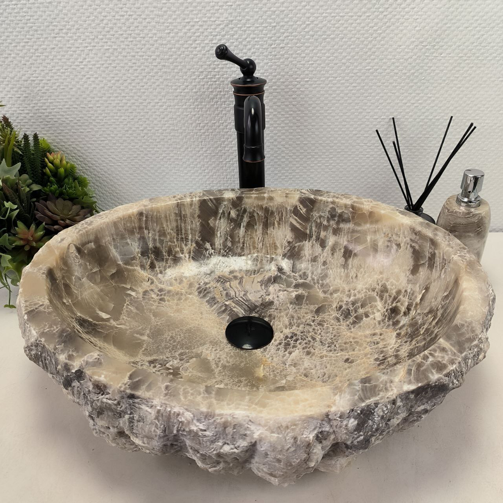 Раковина из оникса Erozy Grey EO-62285 57*47*15 0094