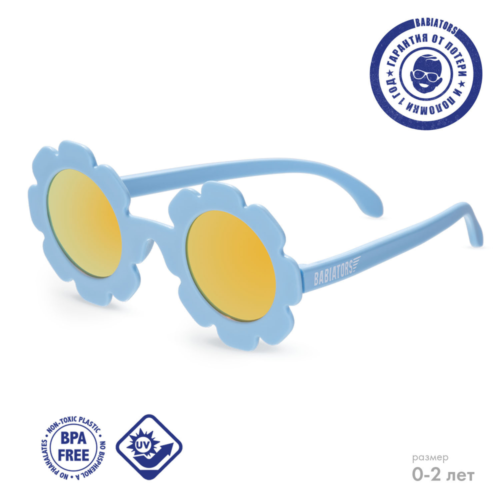 С/з очки Babiators Blue series Polarized Flower. Волшебная Фиалка