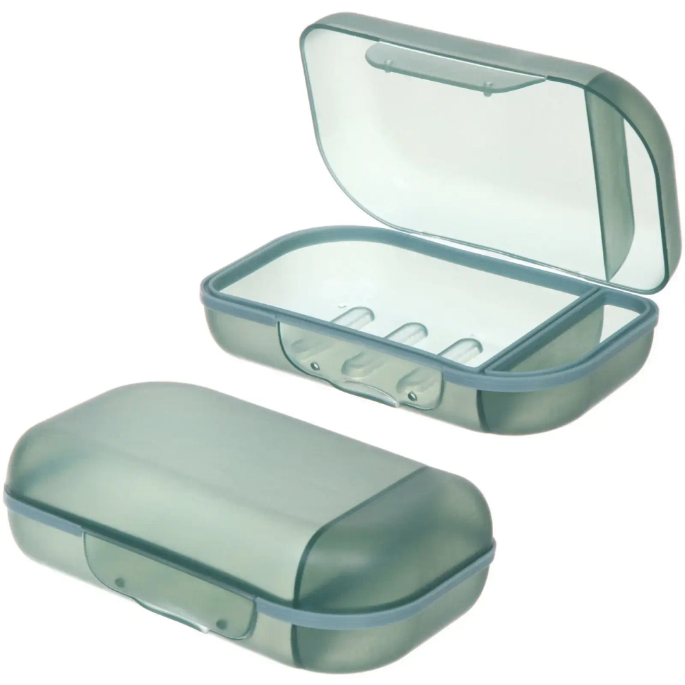 Мыльница закрытая Ария зеленая HM9017