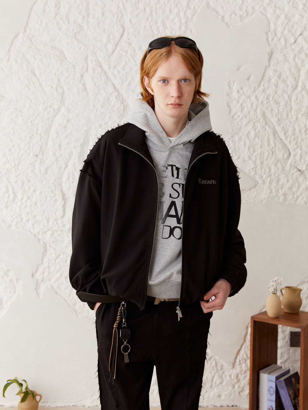 Куртка KREATE "Punk" Raw Edges Zip-Jacket