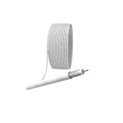 ЭРА Кабель коаксиальный RG-6U, 75 Ом, CCS/(оплётка Al 48%), PVC, цвет белый, бухта 50 м, SIMPLE (12/ |