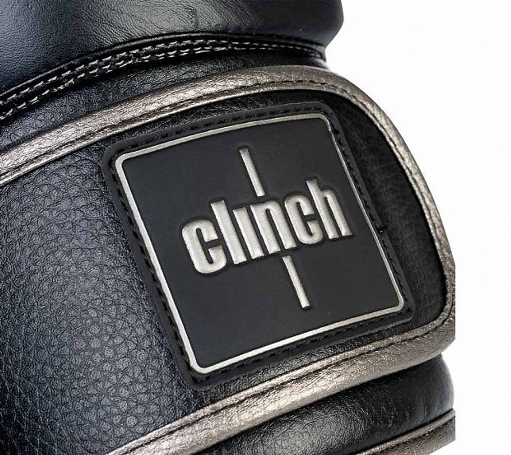 Перчатки боксерские Clinch Prime 2.0 черно-бронзовые C152