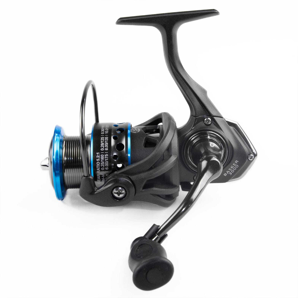 Катушка безынерционная фидерная Kaida Basker (3000, 5+1BB, мет.шпуля)