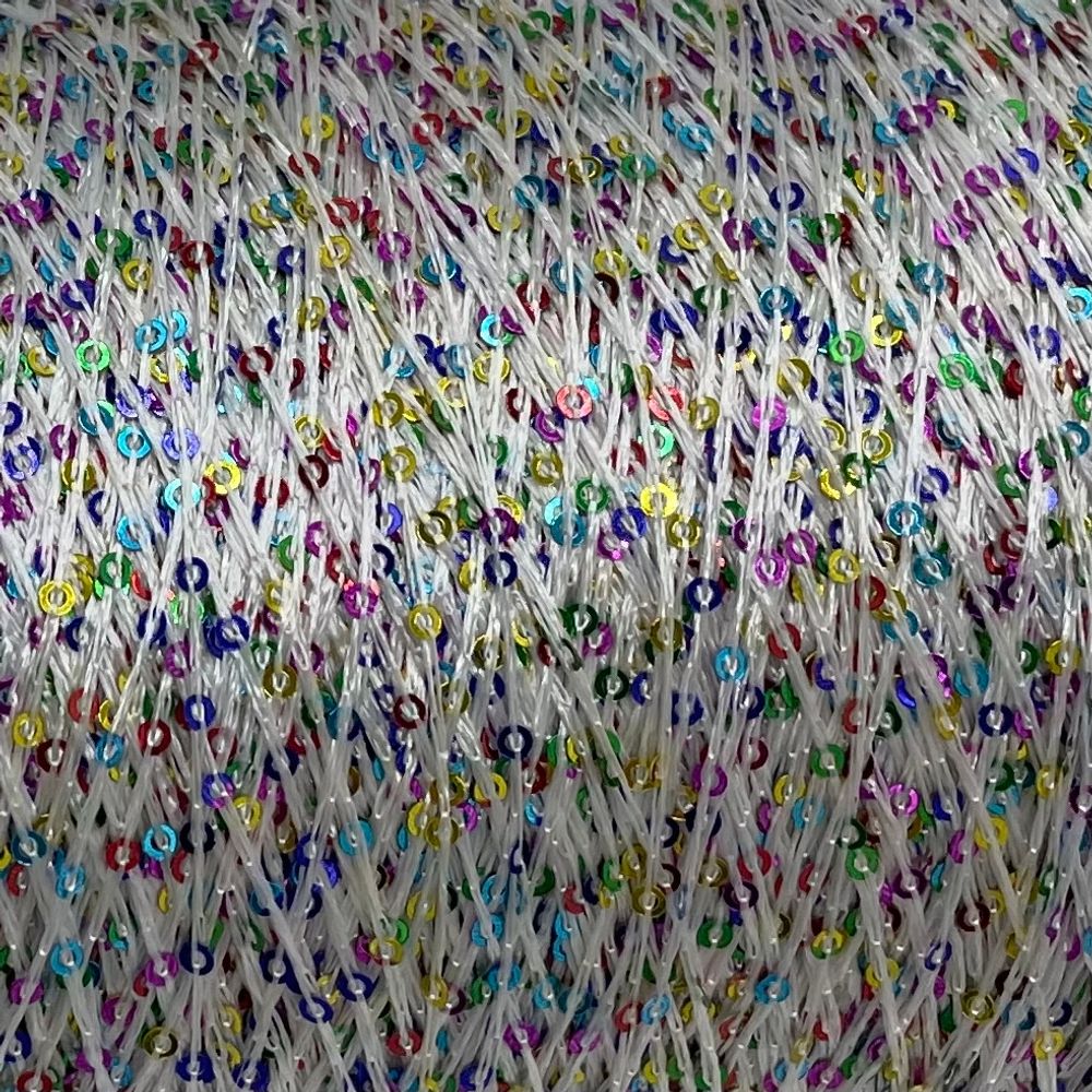 Пряжа для вязания пайетки на бобине