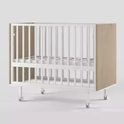 Детская кроватка  на маятнике Incanto Cambridge Белый/дуб