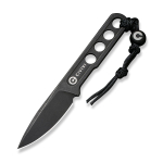 Нож туристический CIVIVI Fixed Blade Circulus сталь 10Cr15CoMoV, рукоять из нержавеющей стали с каменной отделкой чёрная