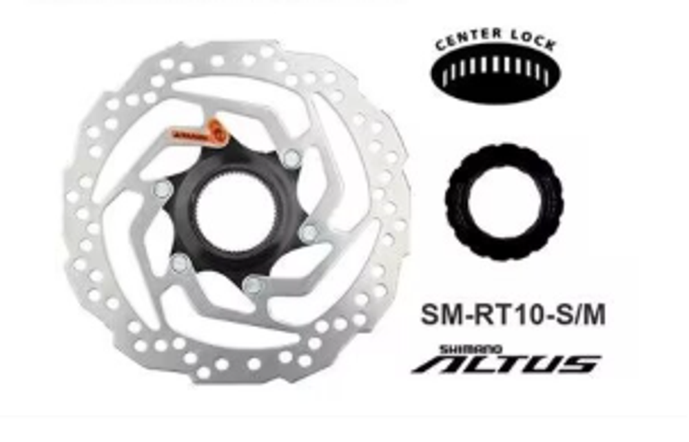Тормозной диск Shimano, SM-RT10, 180 mm center lock