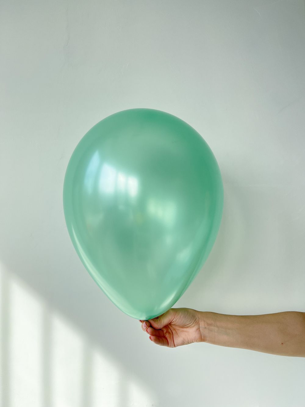 S Шар металлик 12" / 30 см №7 зеленый (морская волна) (БГ-17)  Изображение2