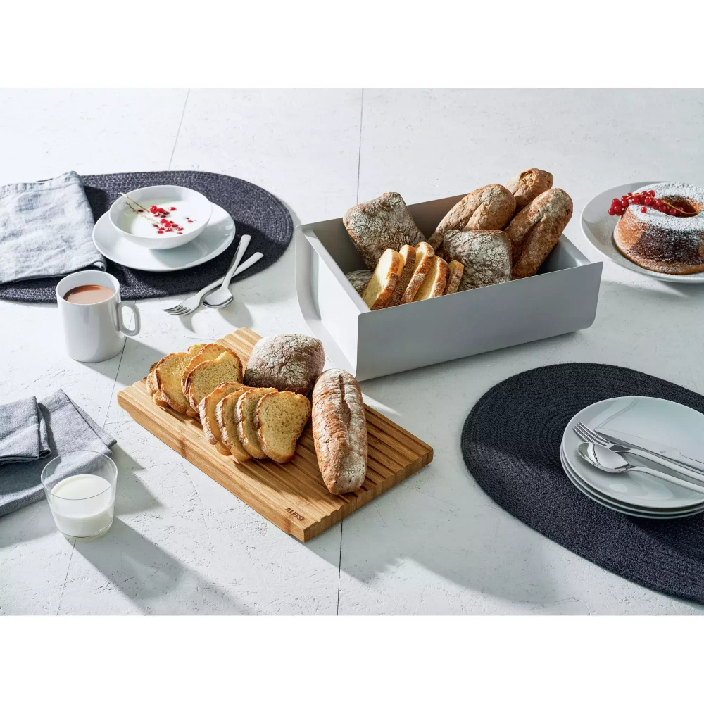 Alessi - Хлебница Mattina, серая / артикул   BG03 WG  / GTIN 8003299443109