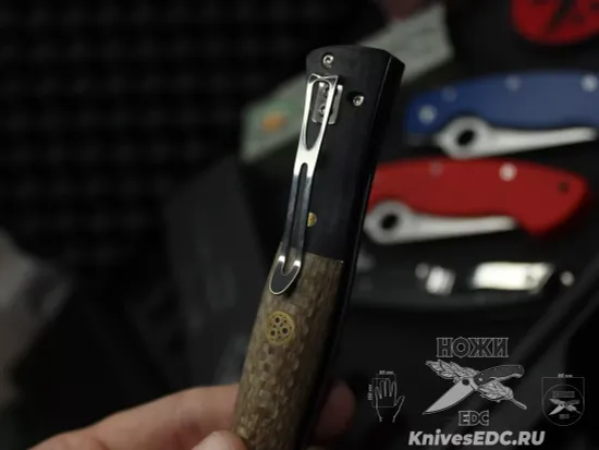 Складной нож Reptilian Кабальеро-02 сталь D2, рукоять G10 + микарта