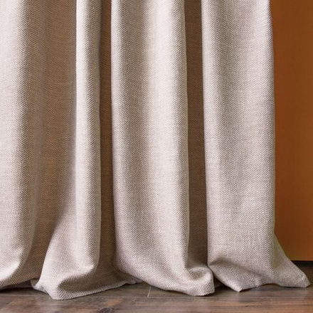 Шторы готовые БАДД (арт. BL01-278-03) - (140х270)х2 см. - коричневый