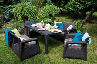 Комплект мебели Keter Corfu fiesta set графит