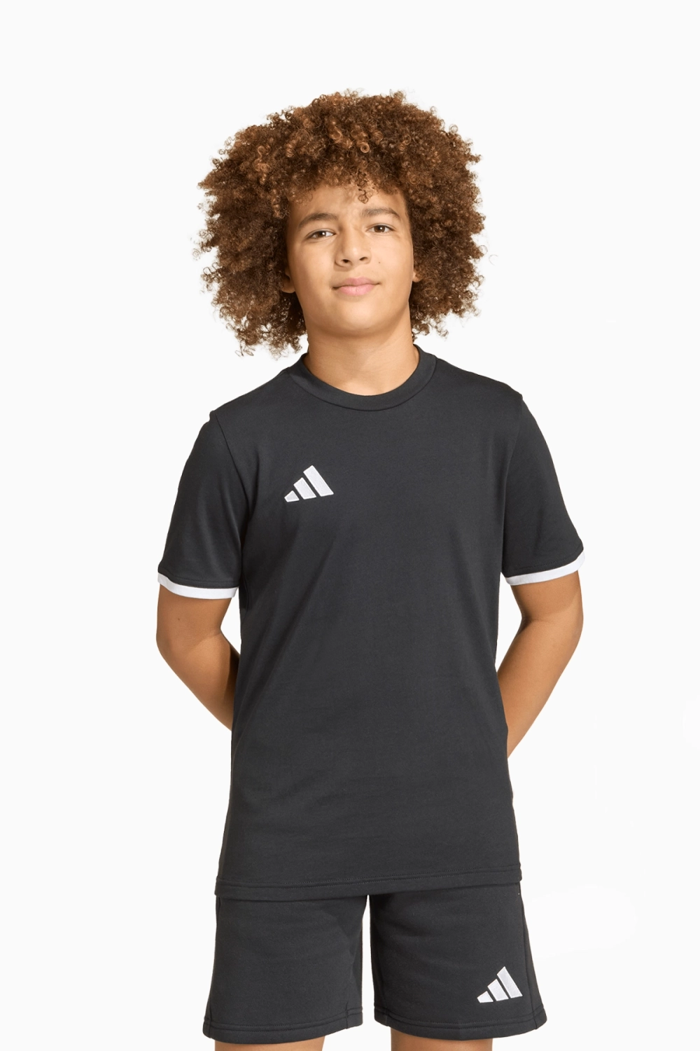 Футболка adidas Entrada 26 Tee Junior - черный