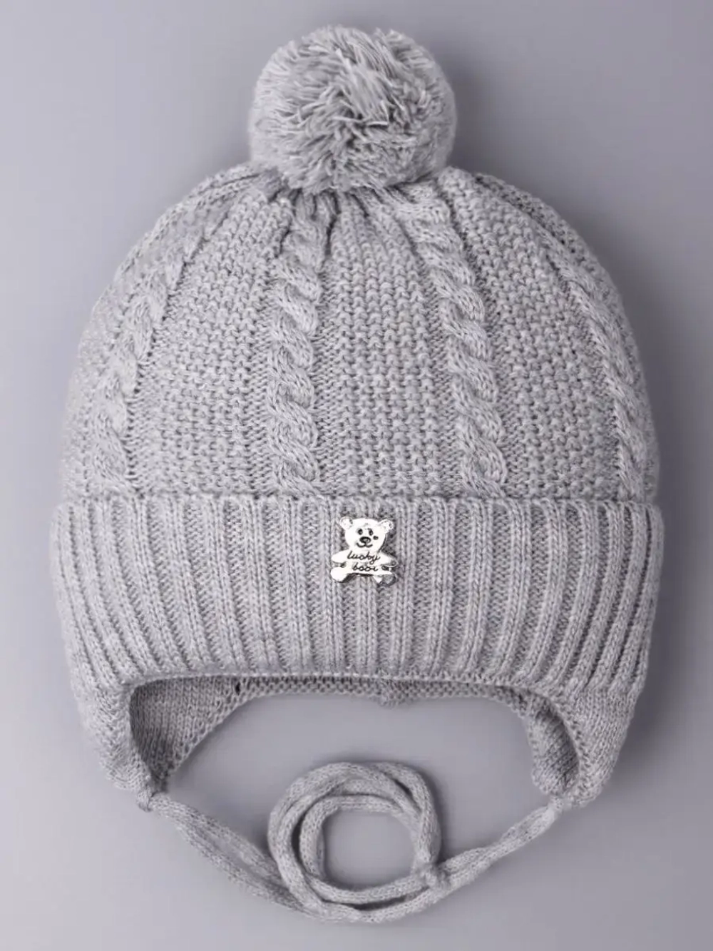 Шапка вязаная демисезонная для детей