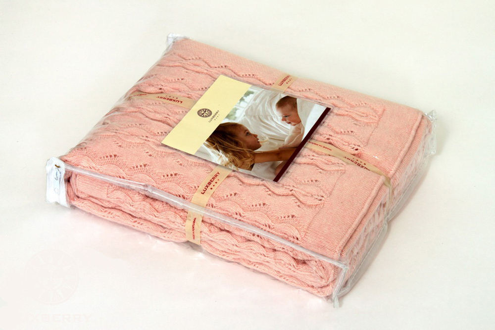 Плед детский 100х150 Luxberry Imperio 77 розовый Португалия фото