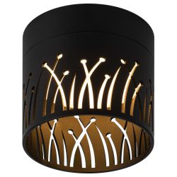 Светильник настенно-потолочный спот ЭРА OL54 BK под лампу GX53 черный IP20