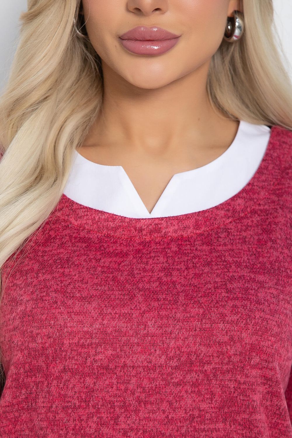 Джемпер Нежный акцент (коралловый) Б12617-4 LT Collection