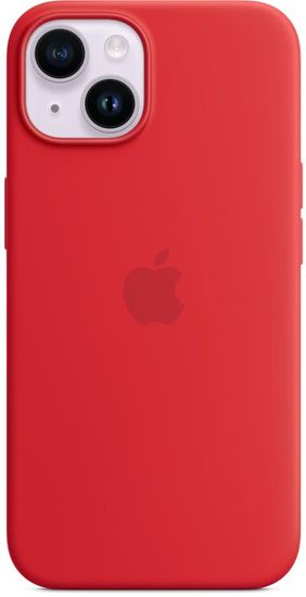 ЧехоЧехол Apple MagSafe для iPhone 14, силикон, (PRODUCT)RED