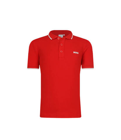 Поло BOSS Kidswear - красный(J25O25)