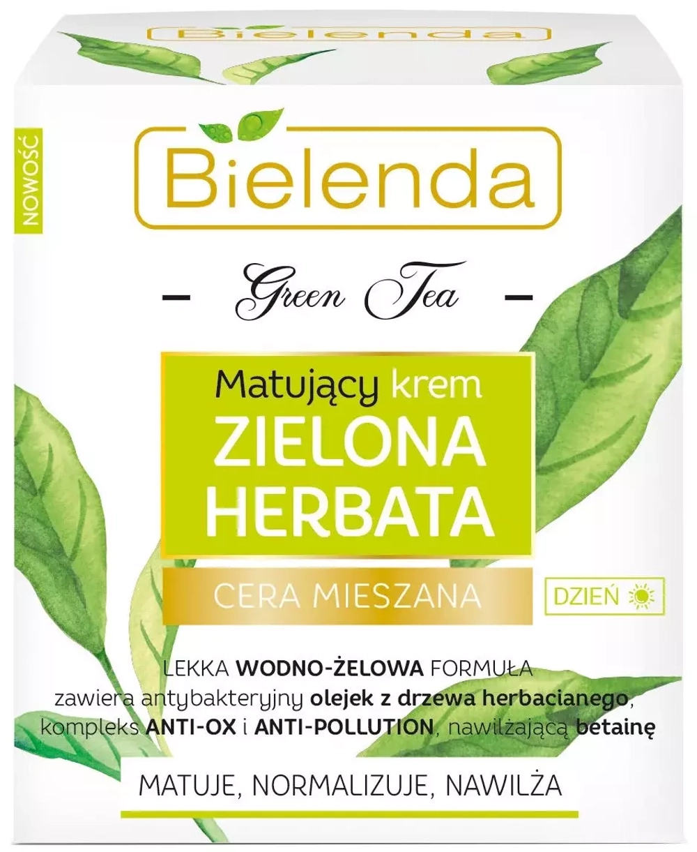 Bielenda Green Tea Матирующий крем для лица дневной, 50 мл