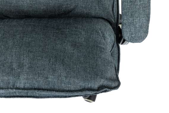 Кресло руководителя Бюрократ CH-820MSG-F синий 38-416 крестов. пластик подст.для ног