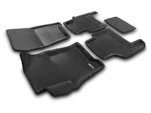Коврики салона для LAND ROVER Range Rover Sport (2005-2010) Euromat 3D EVA черные Арт EM3DEVA-003104