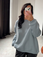 Свитшот oversize с записками