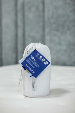 Наматрасник 160х200х37 Velvet белый