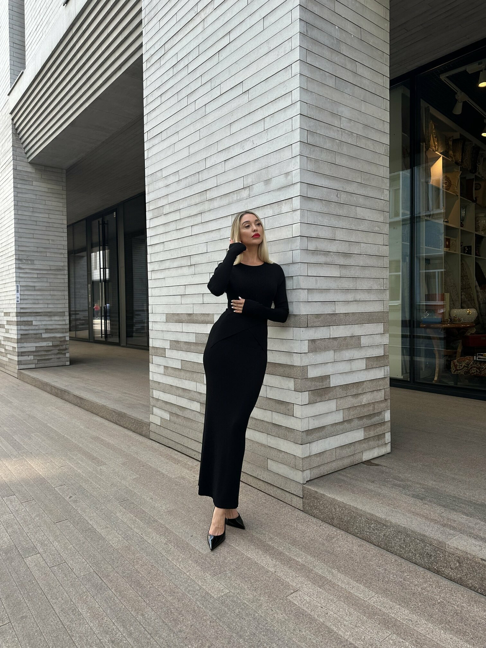 Платье SENSE, чёрный