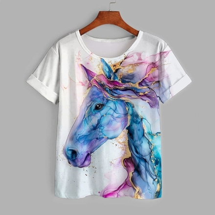 Кулир купон 80см Лиловый конь