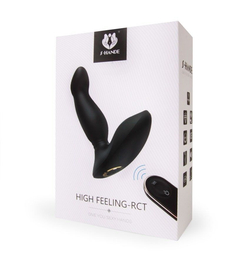 Черный массажер простаты High Feeling-RСT - 13,2 см.
