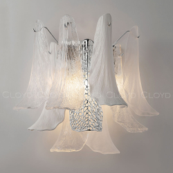 Бра Cloyd WASABI W3 / выс. 39 см - керамика - хром (арт.20663)