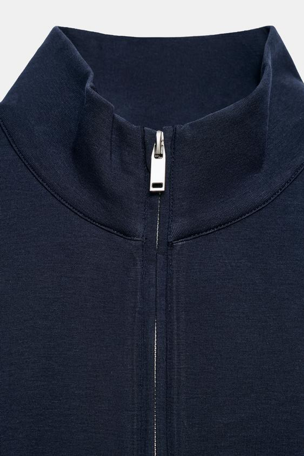 ZARA ТОЛСТОВКА ОВЕРСАЙЗ НА МОЛНИИ, МОРСКОЙ СИНИЙ