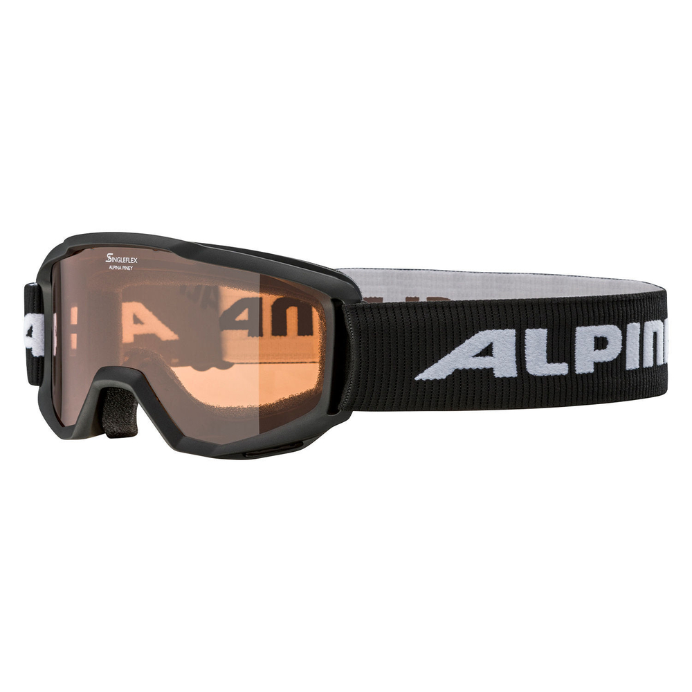 2025 Маска ALPINA Piney Black Matt/Orange кат. 2