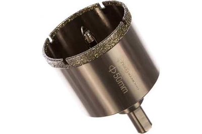 Коронка алмазная по керамике и кафелю с центрирующим сверлом 50мм TRIO-DIAMOND 400050