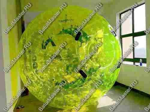 Зорб ПВХ "Лайм" усиленные сиденья, диаметр 3 м