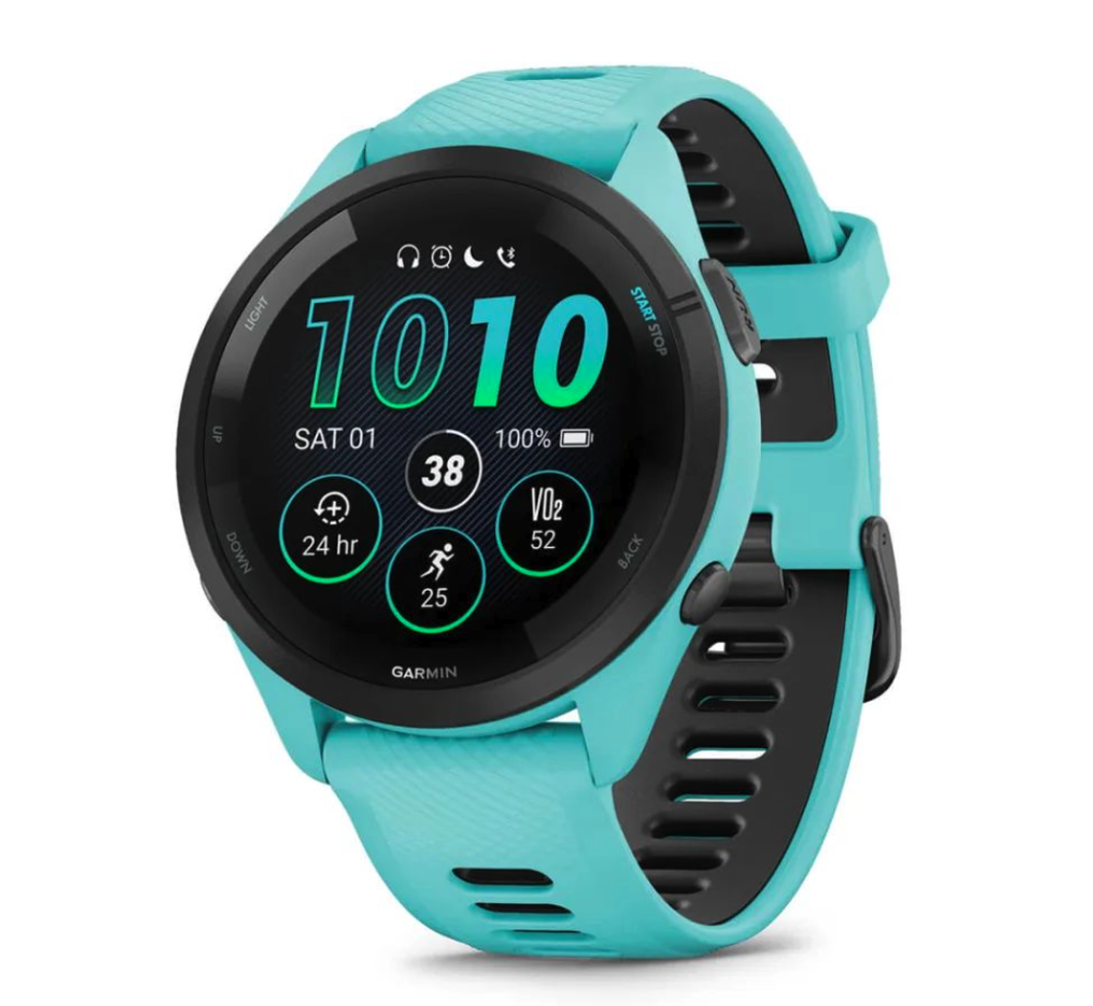 Смарт-часы Garmin Forerunner 265, бирюзовый-черный