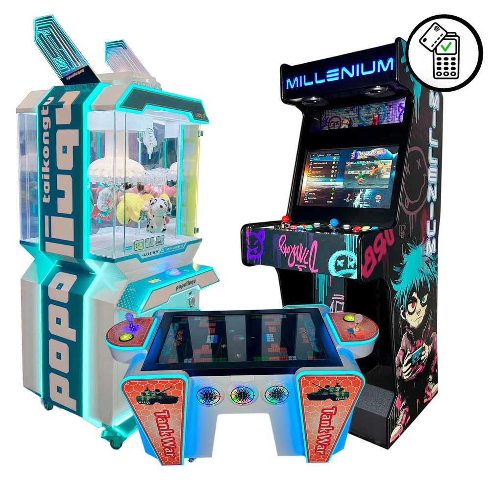 Готовый бизнес мини комплект игровых автоматов для детей от 12 лет (автономный)