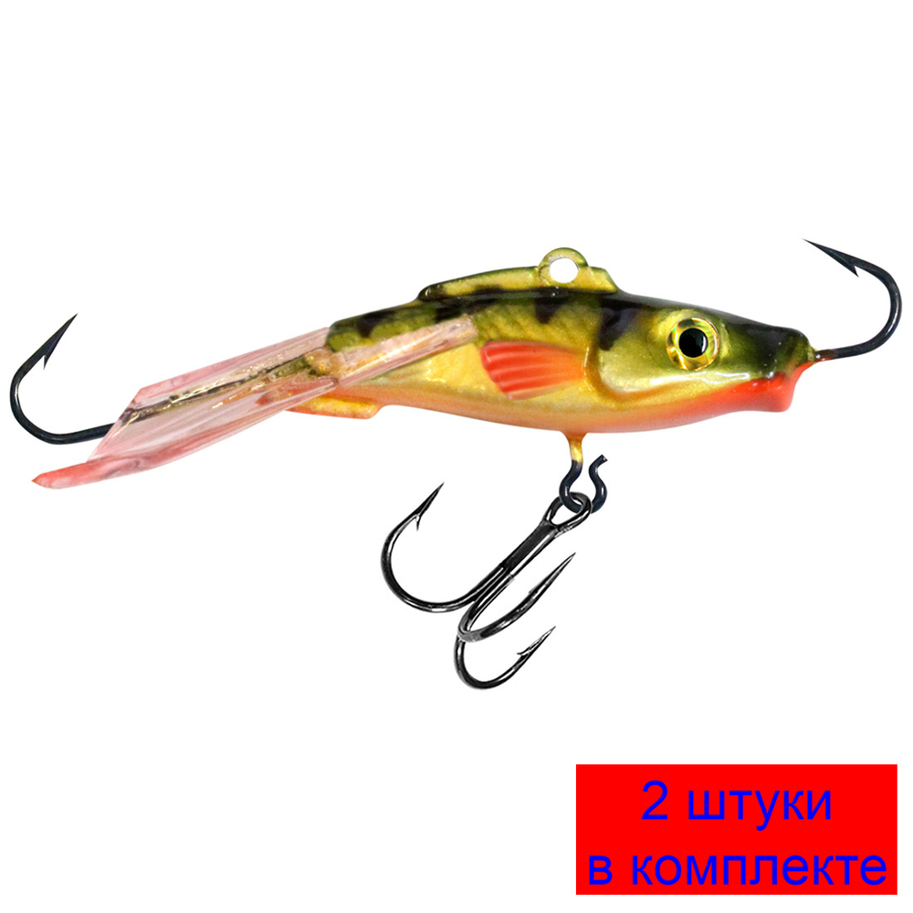 Балансир Бычок-3 48mm 003 (голубой пятнистик) 2 штуки 9 г.