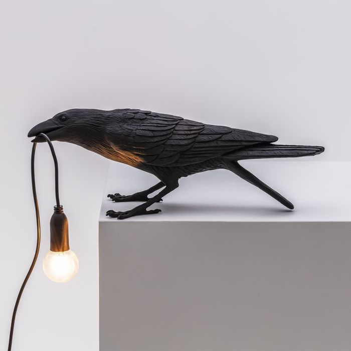 Настольная лампа Seletti Bird Black Playing 14736