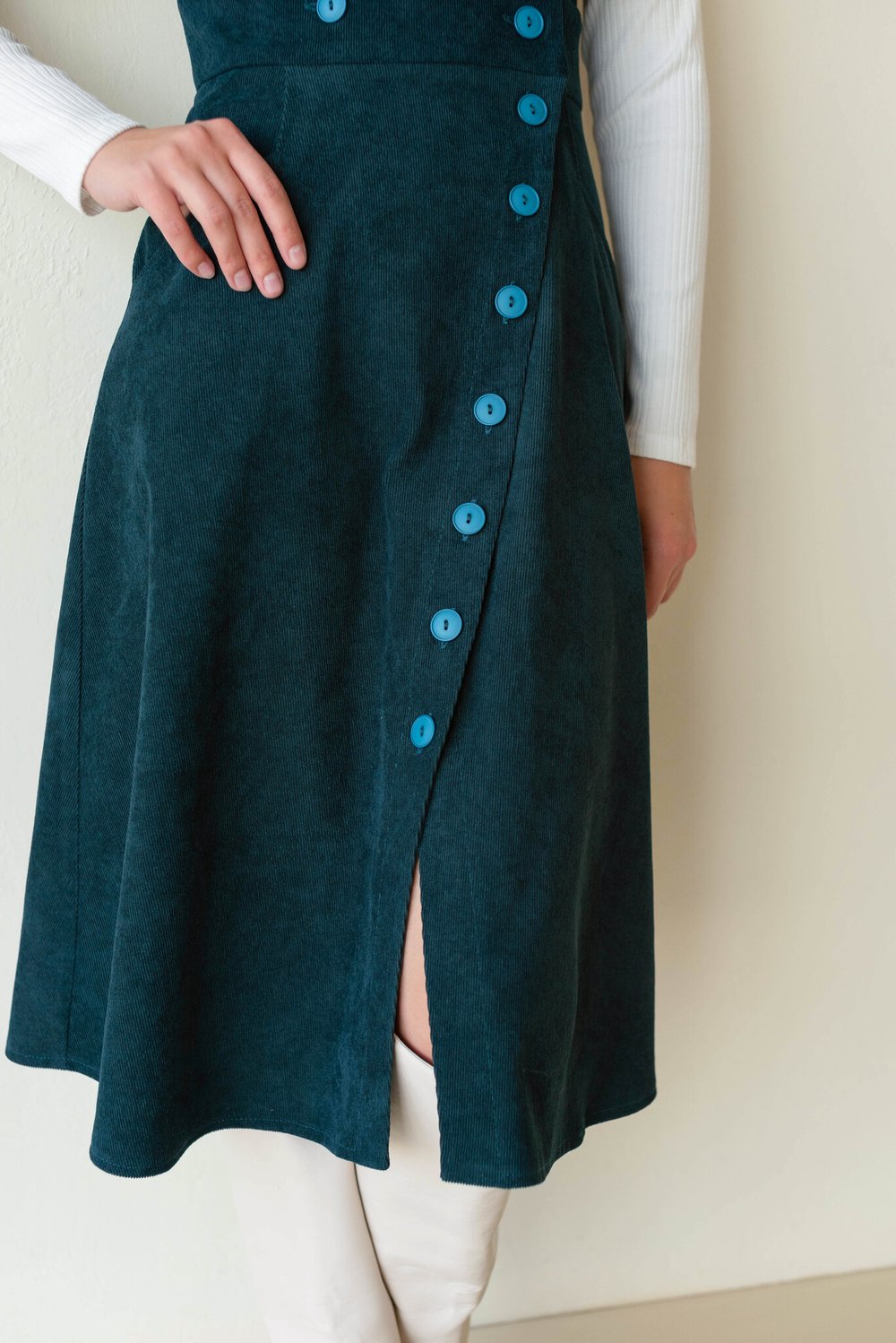 Сарафан малахит из микровельвета