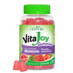 21st Century, VitaJoy®, жевательные таблетки с мелатонином, со вкусом клубники, 60 жевательных таблеток (5 мг в 1 жевательной таблетке)
