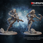 Grand Alliance Order  Sylvaneth Wood Elves Эльфийская воительница  №1 с луком миниатюра для dnd, днд, pathfinder, фентези, Настольная игра, НРИ, Варгейм, РПГ