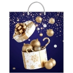 Пакет ПЭ с пластмассовыми ручками 40+5см(Эмоции праздника) Тик (комплект 10 шт)