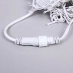 Гирлянда для улицы ЗАНАВЕС «Мерцание» ш3м* в2,5 м 480 ламп LED, белый.пров, 1 реж, IP-65, Теплый белый (возможность соединения)