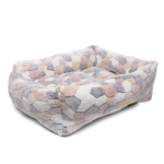 Gamma Лежанка прямоугольная для животных "Калейдоскоп" M, бежевая, 610*480*180мм