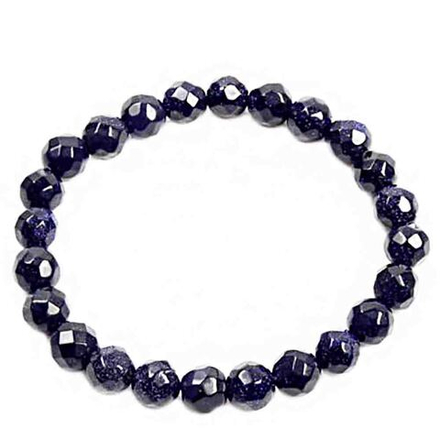 Браслет "Раут 8" авантюрин синий